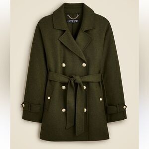 J. Crew Trench coat in double-faced Italian wool $368 Size XS